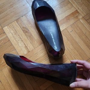 Burgundy United Nude Lo-Fi flats